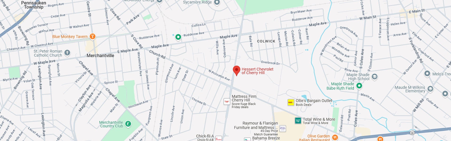 Hessert Chevrolet Dealership Location